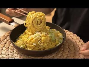 부드러운 크림카레파스타