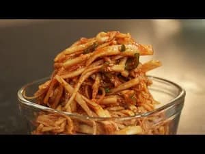 무생채 슥슥 비빔밥