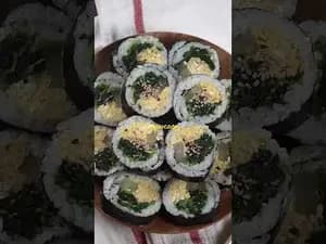 참나물 김밥