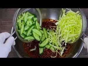 양배추 오이 무침