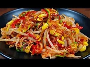 무침 콩나물 애호박 무침
