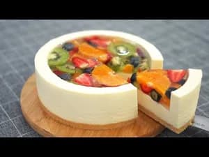 과일 젤리 치즈케이크