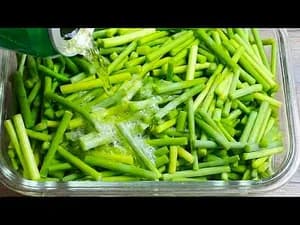 마늘쫑 장아찌와 무침