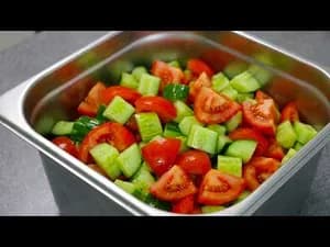 식전 보약, 초간단 오이 토마토 샐러드