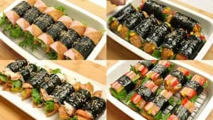 유부김밥 6가지 레시피