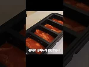 인도식 냉동 큐브 활용법