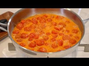 시판 소스 없이 방울 토마토로 만드는 스파게티 소스