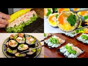 간단한 5가지 김밥 모음